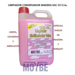 LIMPIADOR CONSERVADOR SUELOS MADERA GSC-72 5 Lts.