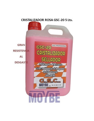 CRISTALIZADOR SELLADOR ROSA GSC-20 5 Lts.
