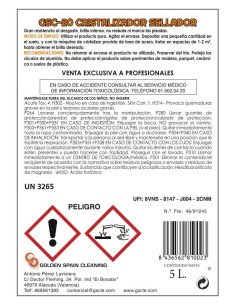 CRISTALIZADOR SELLADOR ROSA GSC-20 5 Lts.