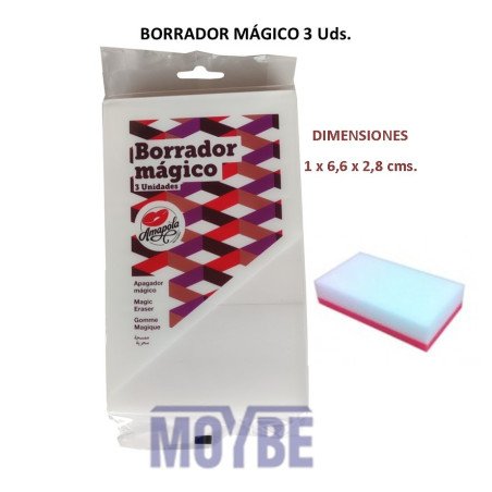 BORRADOR MAGICO PAQUETE 3 Uds.