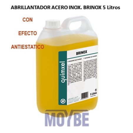 LIMPIADOR ACERO INOX. BRINOX 5 Lts.
