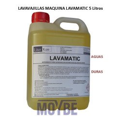 LAVAVAJILLAS MAQUINA  EXTRA AGUAS DURAS 6 Kgs.