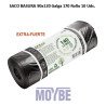 SACO BASURA 90x120 G-170 Rollo 10 Uds.