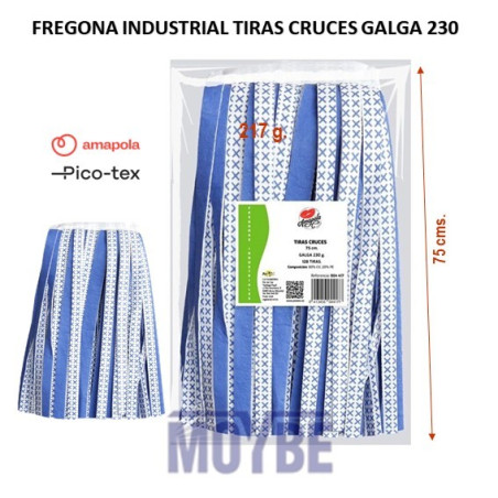 FREGONA INDUSTRIAL TIRAS CRUCES GALGA-230