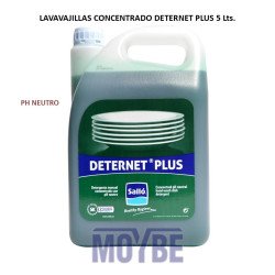 LAVAVAJILLAS SUPERCONCENTRADO DETERNET PLUS 5 Lts.