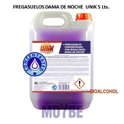 LIMPIADOR BIOALCOHOL CONCENTRADO DAMA DE NOCHE 5 Lts.