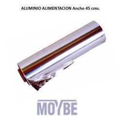 PAPEL ALUMINIO INDUSTRIAL ANCHO 40 Cms
