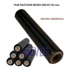 ROLLO FILM PALETIZAR 1,5 Kg. 500 mm. 23 micras NEGRO