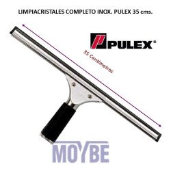 LIMPIACRISTALES PULEX INOX. COMPLETO 35 CM
