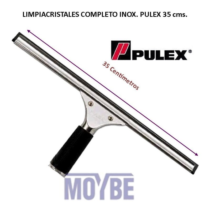 LIMPIACRISTALES PULEX INOX. COMPLETO 35 CM