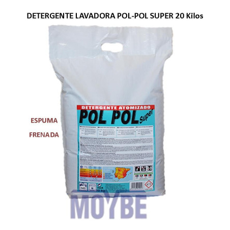 DETERGENTE POL POL SUPER E/F Saco 20 Kgrs.