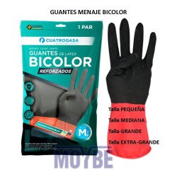 GUANTES BICOLOR T/EXTRA-GRANDE