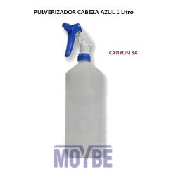 BOTELLA 1 Lt.+PULVERIZADOR 3A CABEZA AZUL 1 Lt.