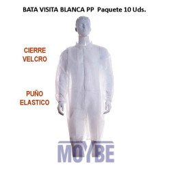 BATA VISITA POLIPROPILENO XL Bolsa 10 Uds.