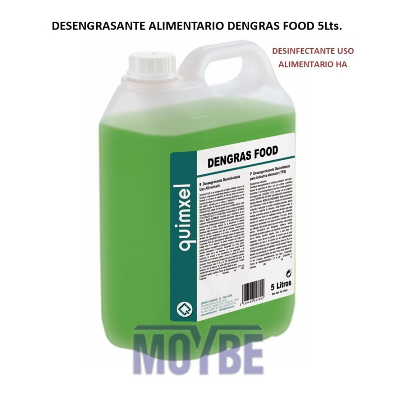 DESENGRA.DESINECTANTE HA DENGRAS FOOD 5 Lts.