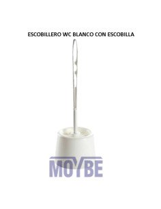 ESCOBILLA CON ESCOBILLERO BLANCO