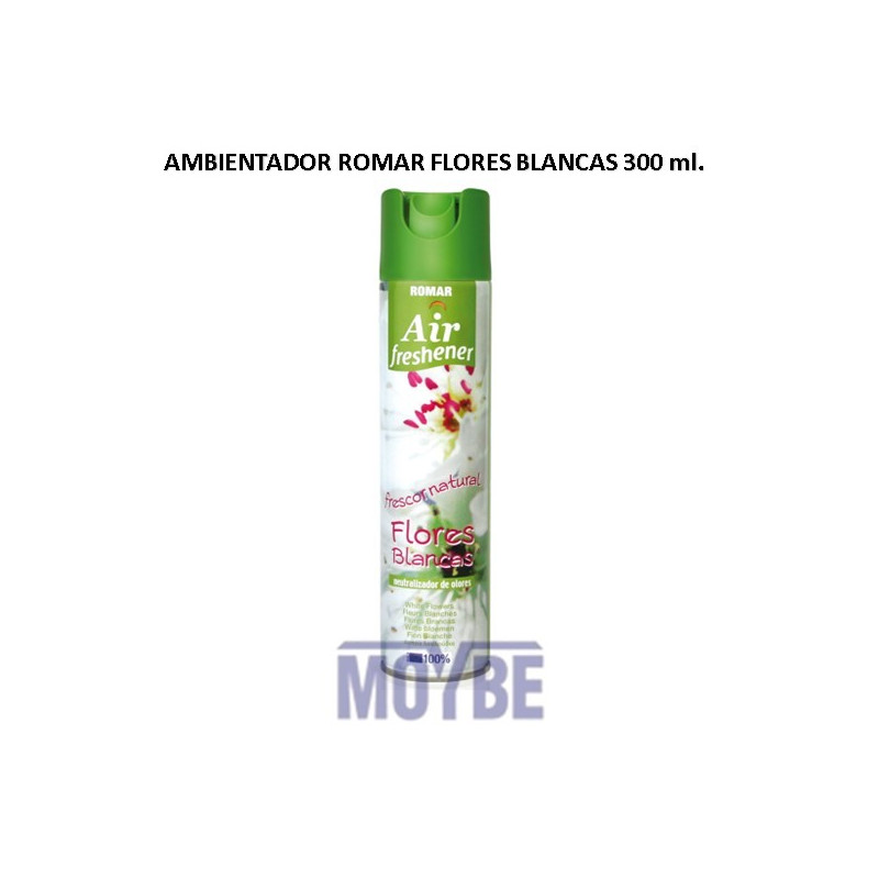 AMBIENTADOR SPRAY FLORES B.300 ml.