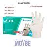 GUANTES LATEX S/PolvoT/MEDIANA 100 Uds.