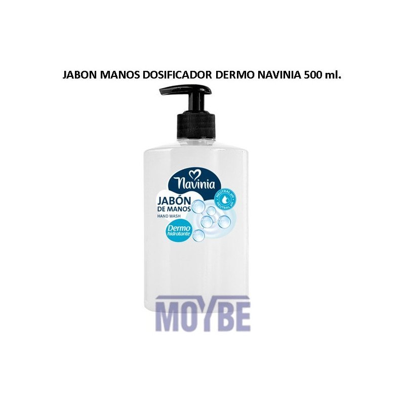 JABON CON DOSIFICADOR NAVINIA 500 ml.