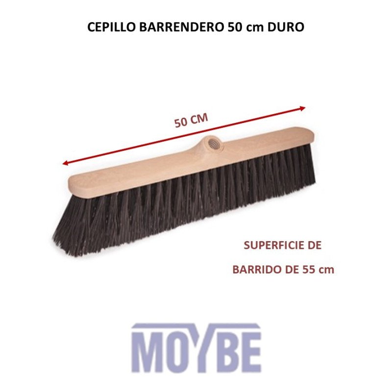 ESCOBON BARRENDERO CERDA DURA 50 Cms.