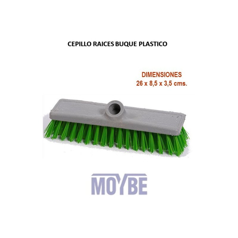 CEPILLO RAICES BUQUE PLASTICO