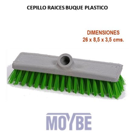 CEPILLO RAICES BUQUE PLASTICO