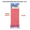 BAYETA MICROFIBRA RIZO ROJA 60X40 300 g/m2. 6 Uds