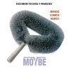 ESCOBON OVALADO TECHOS Y PAREDES FIBRA GRIS