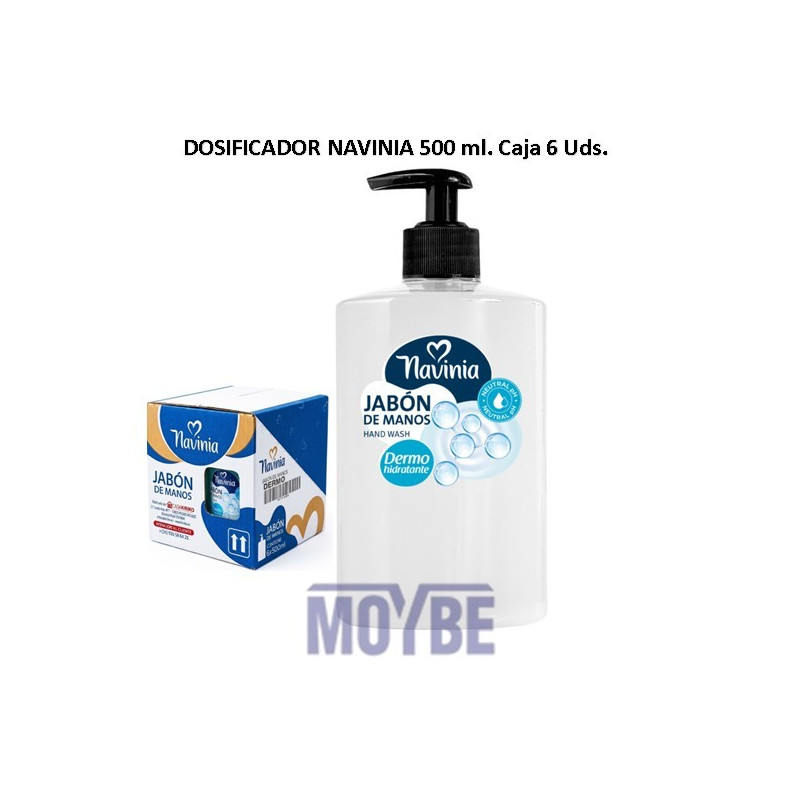 JABON CON DOSIFICADOR NAVINIA 500 ml.
