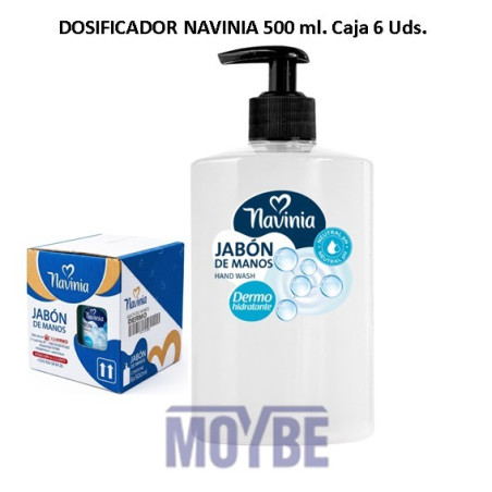 JABON CON DOSIFICADOR NAVINIA 500 ml.