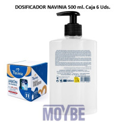 JABON CON DOSIFICADOR NAVINIA 500 ml.