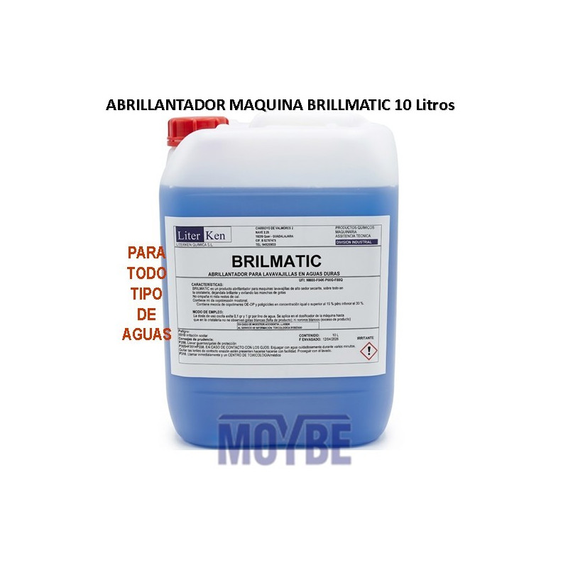 ABRILLANTADOR LAVAVA. EXTRA AGUAS DURAS 10 Lts.
