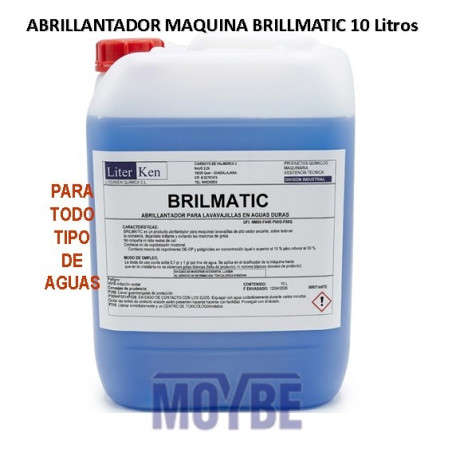 ABRILLANTADOR LAVAVA. EXTRA AGUAS DURAS 10 Lts.
