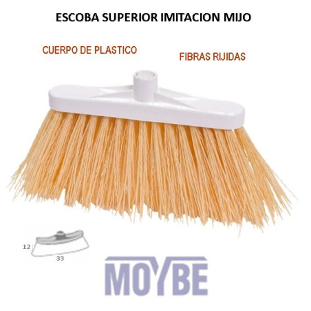 CEPILLO-ESCOBA SUPERIOR IMITACION MIJO