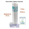 PAPEL CAMILLA PASTA ROLLO 50 Mts. E/INDIVIDUAL  2 Capas