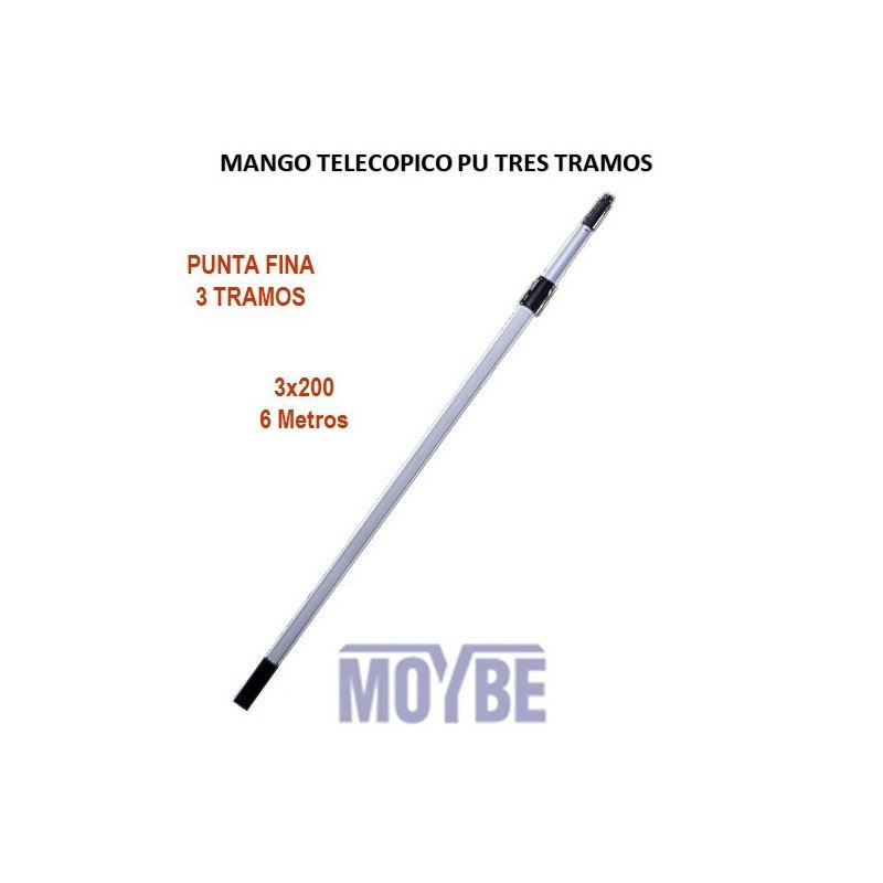 MANGO TELESCOPICO PU 3x200 (6 Metros )